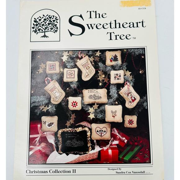 The Sweetheart Tree CHRISTMAS COLLECTION II Counted Cross Stitch Dove Stocking - Picture 1 of 7